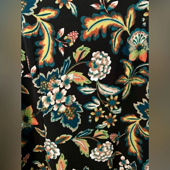 🆕NWT Anna Sui Loves I.N.C. Petite Floral Print Sheath Dress Size Large - Picture 11 of 15